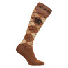 Argyle Socken HV Polo - Hellbraun / Braun