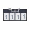 Kingsland-Namensschild mit 4 Feldern Classic im 2er-Pack - Marine