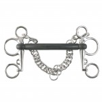 Gebogenes Pelham-Gebiss aus Gummi Horze