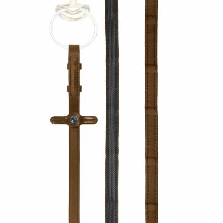 Zügel NT Extra Grip Stübben mit gummierter Innenseite Hunter