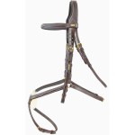 Trensenzaum Kessel T mit dreifachem Genickstück und Kreuznasenriemen