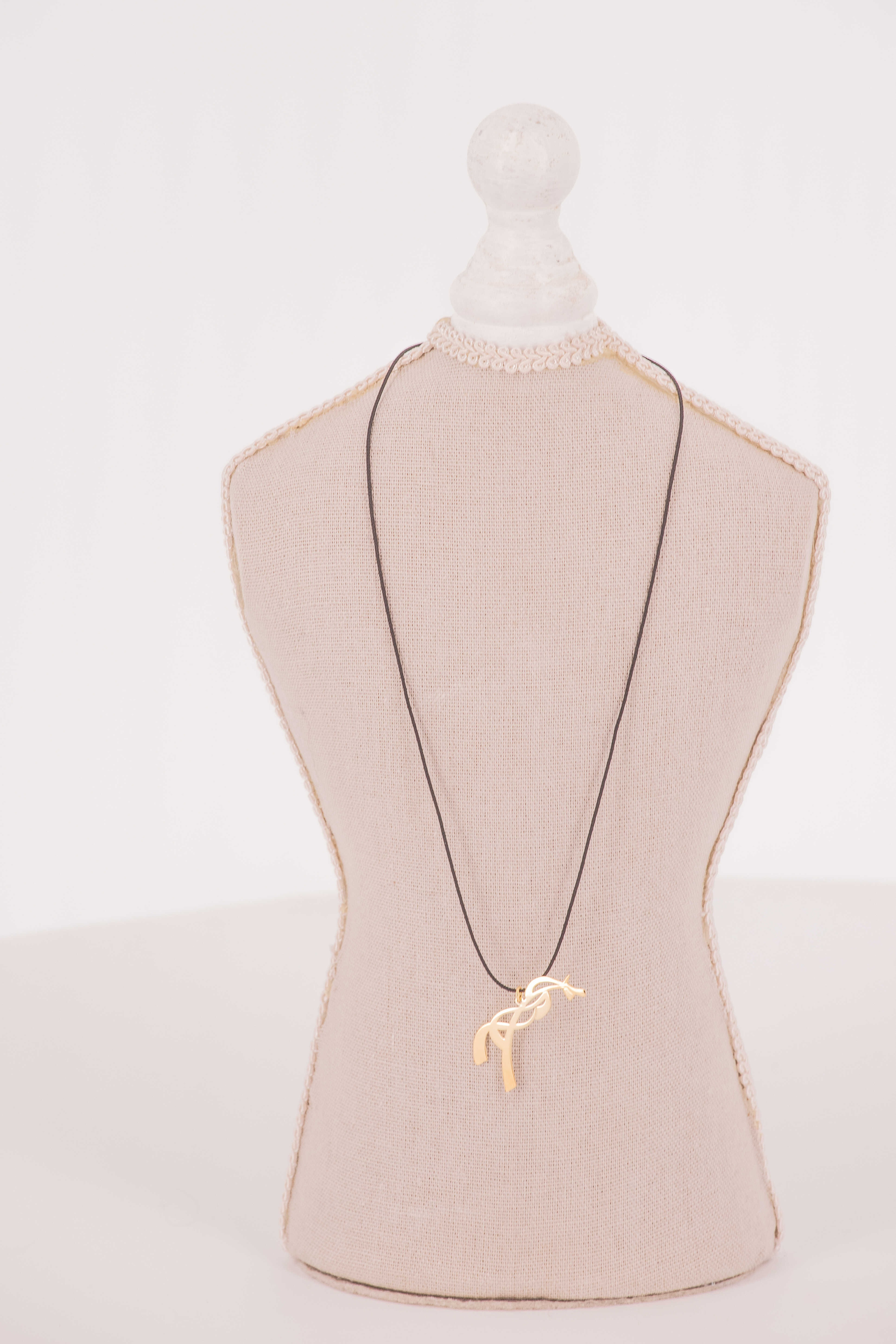 Reithalskette Pénélope GM Goldfarben