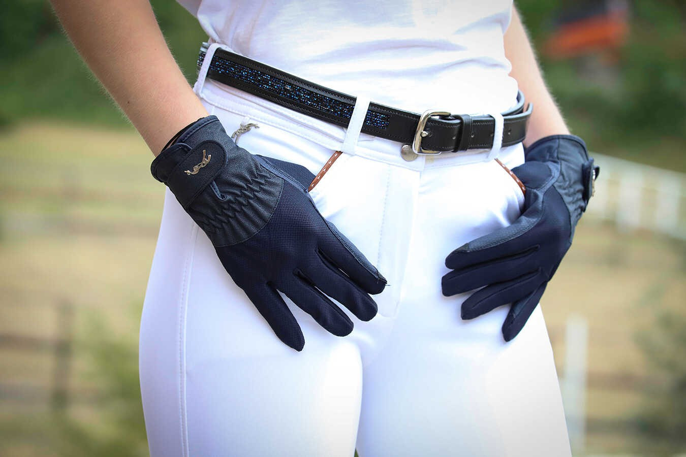 Pénélope Winterhandschuhe Marineblau