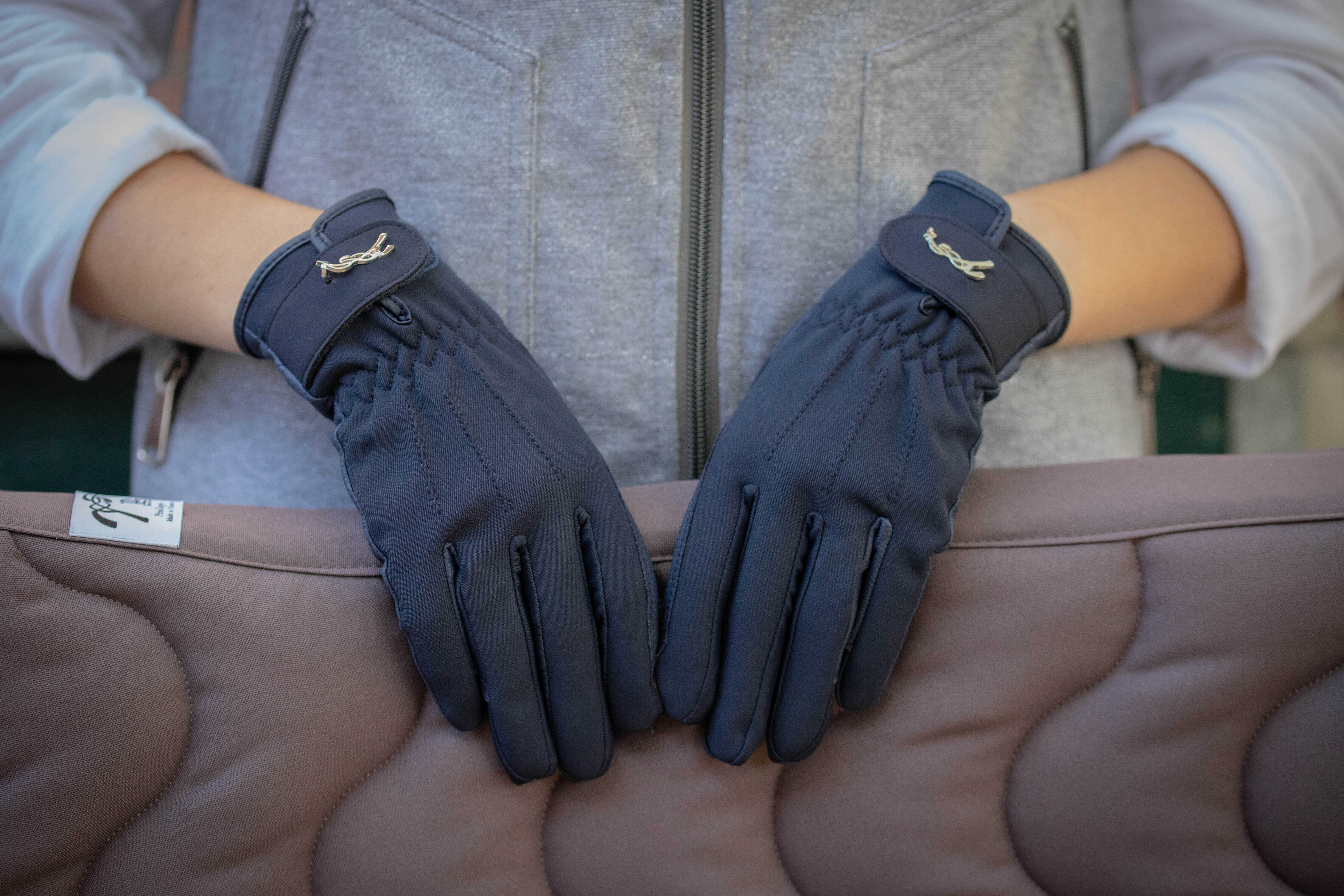 Pénélope Winterhandschuhe Marineblau