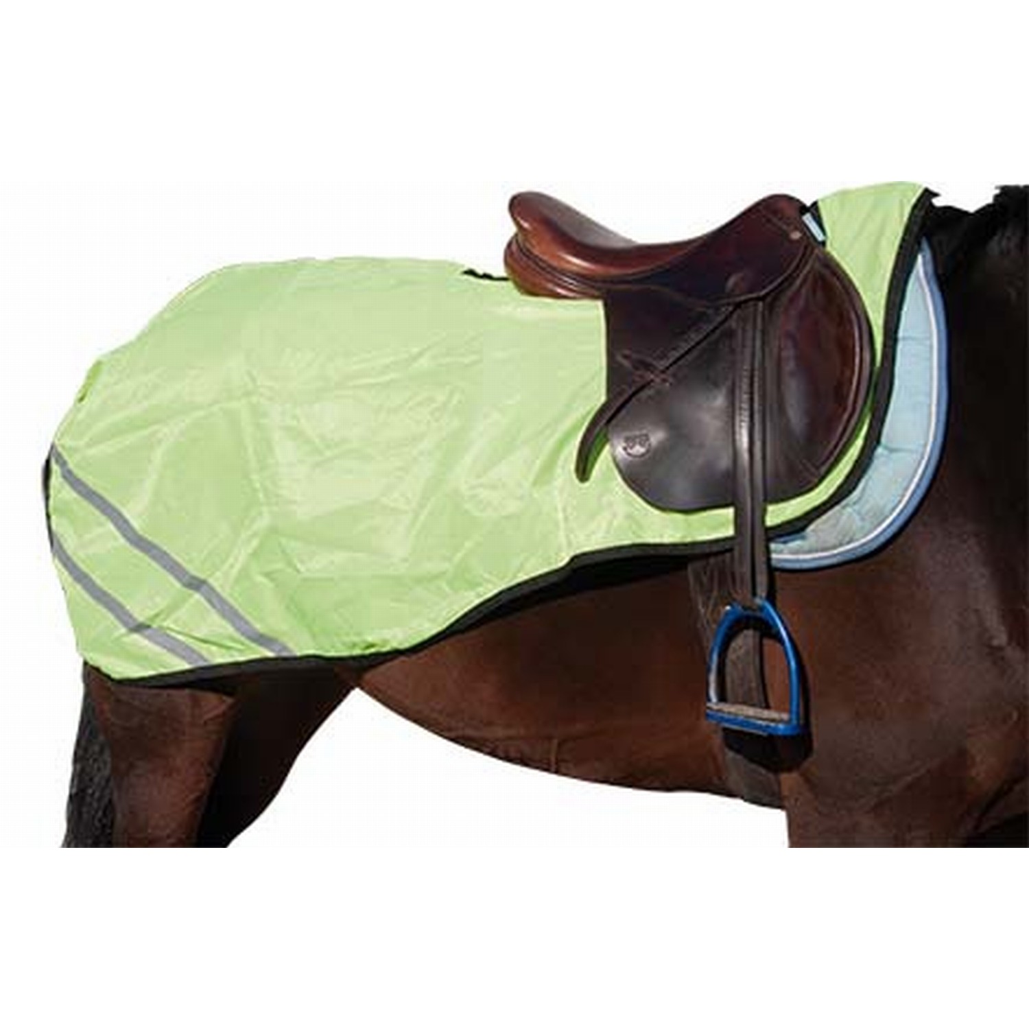 Reflektierende Abschwitzdecke gefüttert T de T Gelb Reflektierende Abschwitzdecke gefüttert T de T Gelb