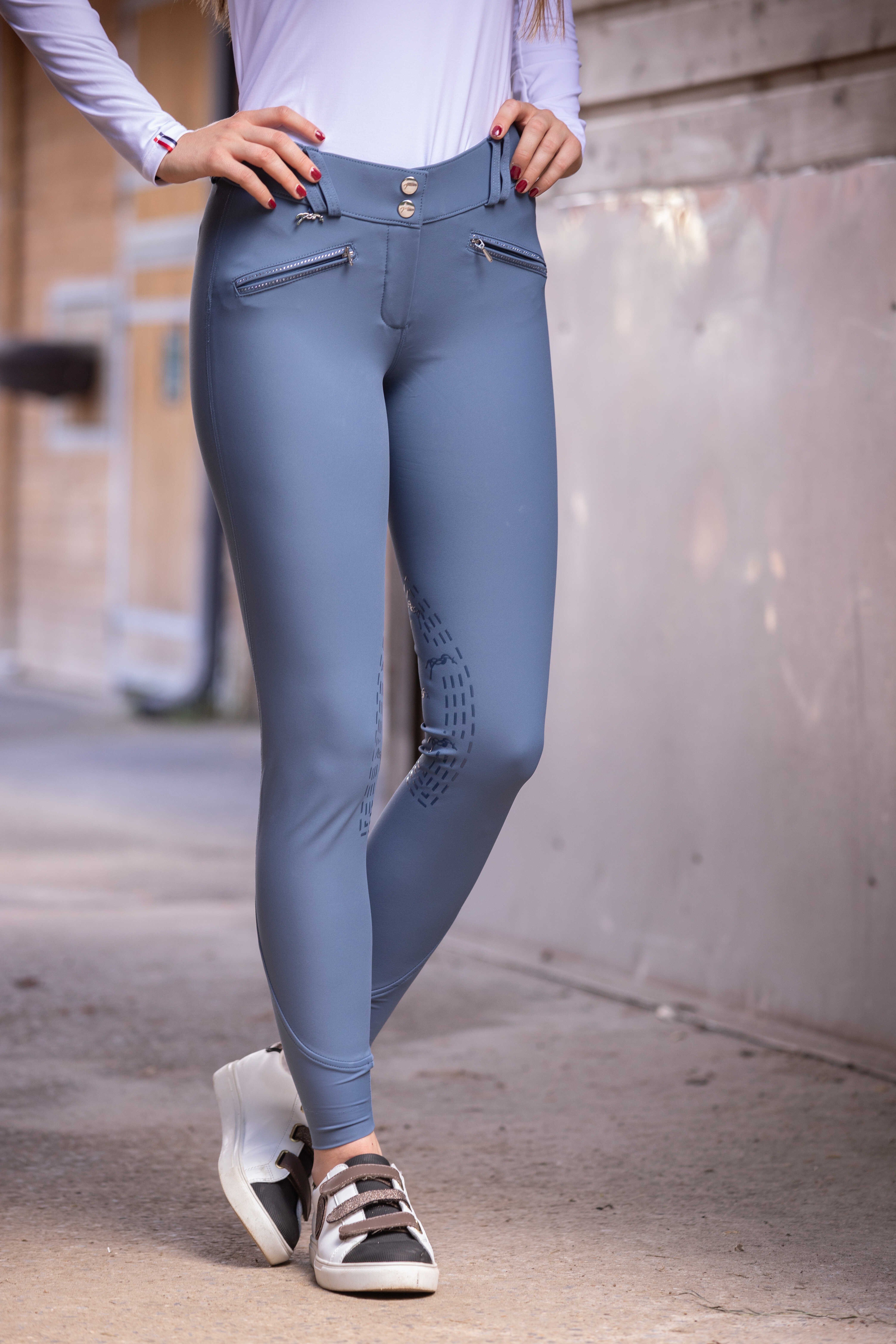 Reithose Pénélope Rocky Stone Beringsee Blau