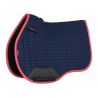 LeMieux Wildleder GP Square Schabracke - Marine / Cranberry