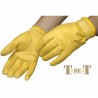 Wildlederhandschuhe T de T - Goldfarben