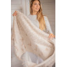 Penelope Lana Schal - Beige / Ecru