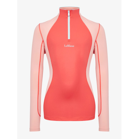 Langarm-Baselayer Young Rider LeMieux Harlow Coral