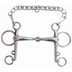 Pelham-Gebiss mit mittleren Schenkeln T de T