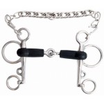 Pelham-Gebiss Gummi kleine T-Schenkel