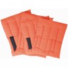 Baumwolle für Stallgamaschen im 4er-Pack T de T - Orange