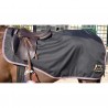 Wasserdichte Nierendecke mit Polycotton-Futter T de T - Schwarz / Grau