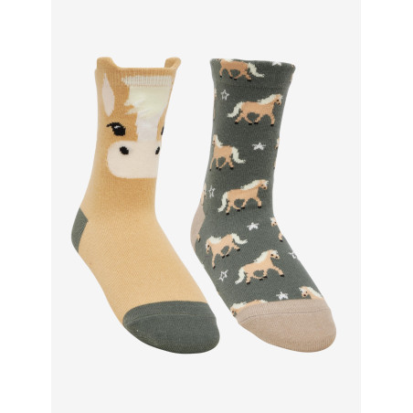 LeMieux Mini Baumwollsocken im 2er-Pack
