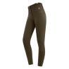 Reithose ELT Mathilda Glam mit hoher Taille - Braungrün