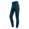 Thermische Reitleggings ELT Rica aus Fleece-Bouclé für Kinder - Petrolblau