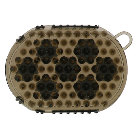 Doppelseitiger Striegel- und Massagehandschuh