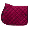 Euro-Star Velvet GP Sattelpad - Schwarz-Kirsche