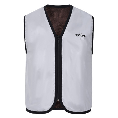 Reflektierende ärmellose Reitweste HV Polo Hi-Viz