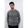 Harcour Pullover Arthur - Meliertes Grau