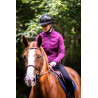 Storm-Reitjacke Horse Pilot Damen - Dunkelviolett