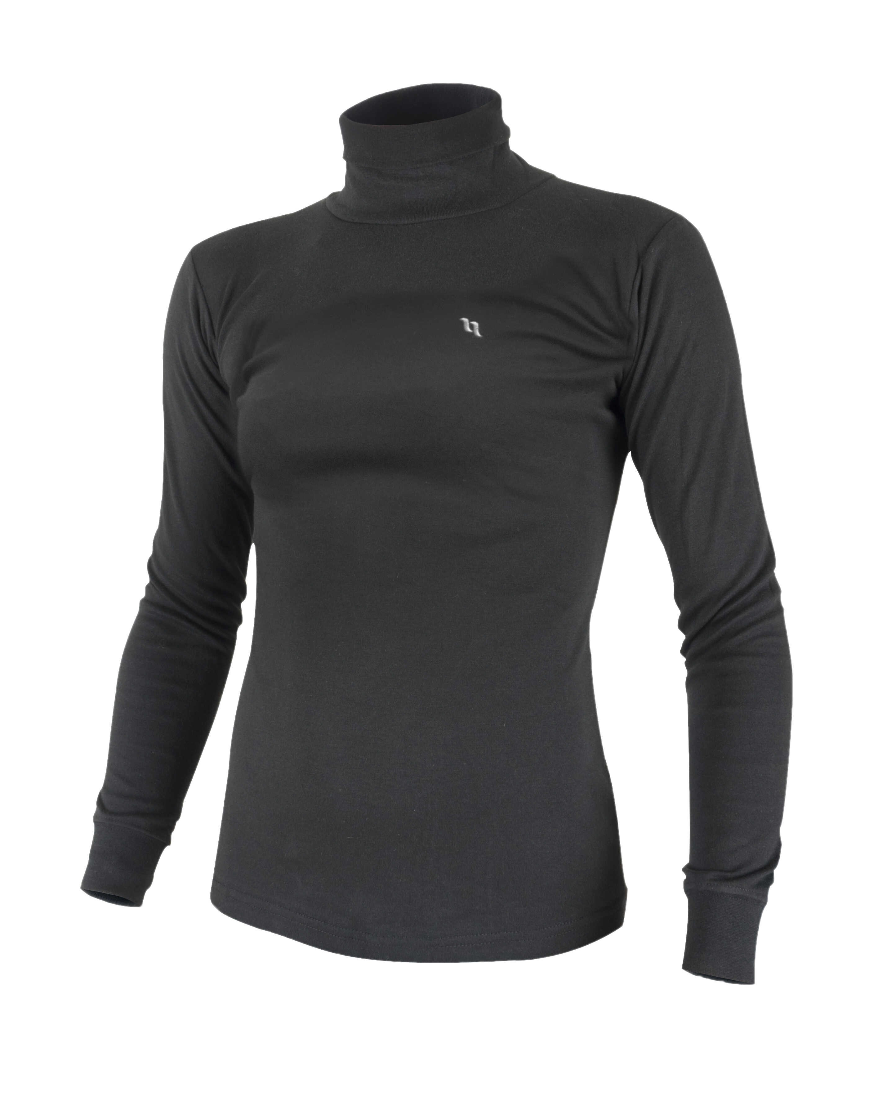 Rollkragenpullover Back on Track® Damen Schwarz