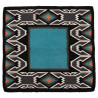 Navajo-Teppich Westride by Franck Perret Nebraska - Blau / Schwarz