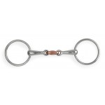 Ringgebiss doppelt gebrochen Kupfer Shires