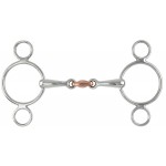 Mundstück 3 Ringe Kupfer Lozenge Gag Shires