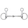 Einfach gebrochenes Baucher-Gebiss Shires - Edelstahl