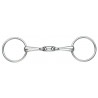 Doppelt gebrochenes Ringgebiss Shires - Edelstahl