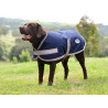 Weatherbeeta ComFiTec Essential Hundedecke - Marine / Silber / Rot