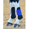 Weatherbeeta Tough-Tec Prime Open Gamaschen - Schwarz / Kobaltblau