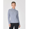 Damen-Langarm-Performance-Top aus Bambus von WeatherBeeta - Blaustein