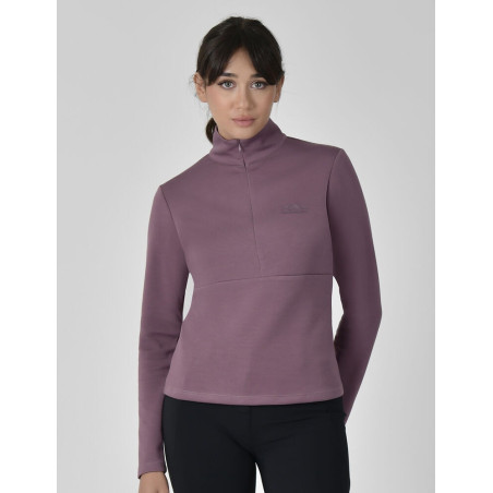 Weatherbeeta Damen-Langarmshirt 1/2-Zip Kupfer