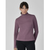 Weatherbeeta Damen-Langarmshirt 1/2-Zip Kupfer - Malvenwein
