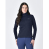 Weatherbeeta Damen-Langarmshirt 1/2-Zip Kupfer - Marine