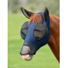 Weatherbeeta ComFiTec Luxe Bug Eye Saver Fliegenschutzmaske mit Ohren- und Nasenschutz - Marine / Schwarz