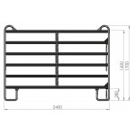 Verzinkte Koppelplatte Kerbl