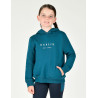 Kinder-Hoodie Dublin Logo Lurex Lilah - Legionblau / Silber