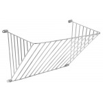 Einfacher verzinkter Raufutterhalter Kerbl 40 mm