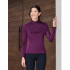 Dublin Damen Langarm-Reitoberteil, atmungsaktiv - Purpurviolett
