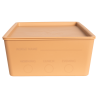Futterbox mit Deckel Grooming Deluxe von Kentucky - Beige