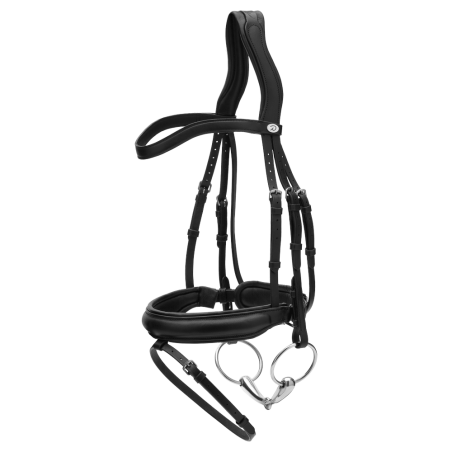 Dy'on Zaum mit mittlerer Nasenriemen aus weichem Leder