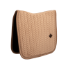 Kentucky Sattelpad Velvet Mini Pearls Dressur - Beige