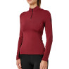 Base Layer Equestrian Stockholm Air Breeze Sunshirt Damen - Bordeaux