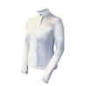 Turnierpolo Equestrian Stockholm Light Breeze Damen Langarm UV - Weiße Perfektion