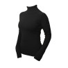 Damen-Strickrollkragenpullover Equestrian Stockholm - Schwarz Edition