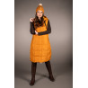 Lange Steppjacke Arezzo Lauria Garrelli - Senf